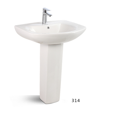 Bathroom hot sale ceramic sanitary ware pedestal wash basin