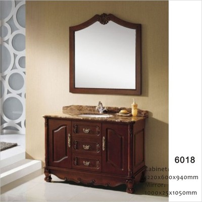 Fashion Solid Wood Cabinet Bathroom 