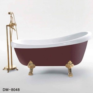  Modern style hot sales white acrylic freestanding bathtub