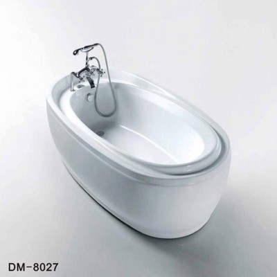 Popular durable classical freestanding acrylic bathtub